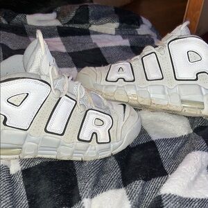 Nike White Chunky Sneakers with Bold Branding